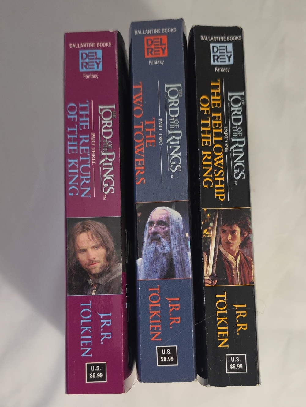Lord If The Rings Paperback Books Part 1, 2, & 3